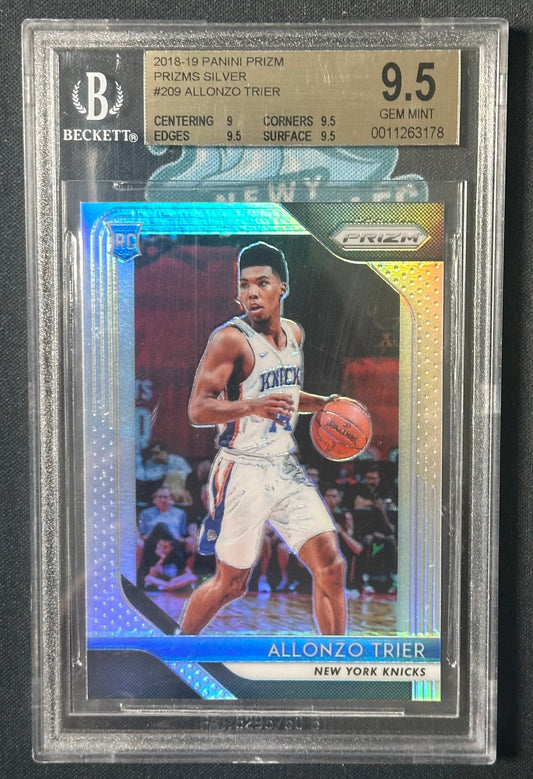 2018-19 Panini Prizm #209 Allonzo Trier Prizms Silver BGS 9.5 