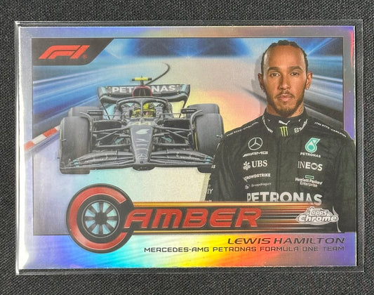 2023 Topps Chrome Formula 1 #CAM-LH Lewis Hamilton Camber