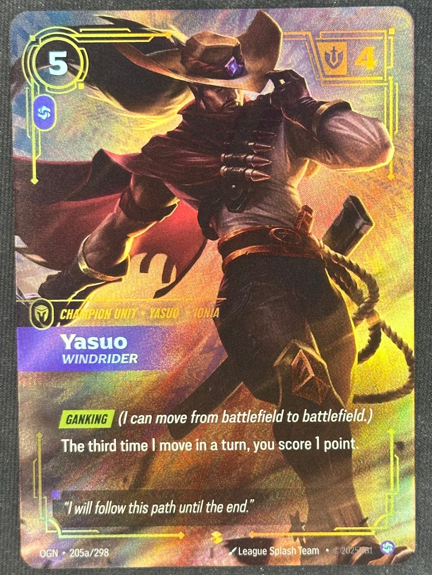 Yasuo - Windrider (Alternate Art) - Origins (OGN)