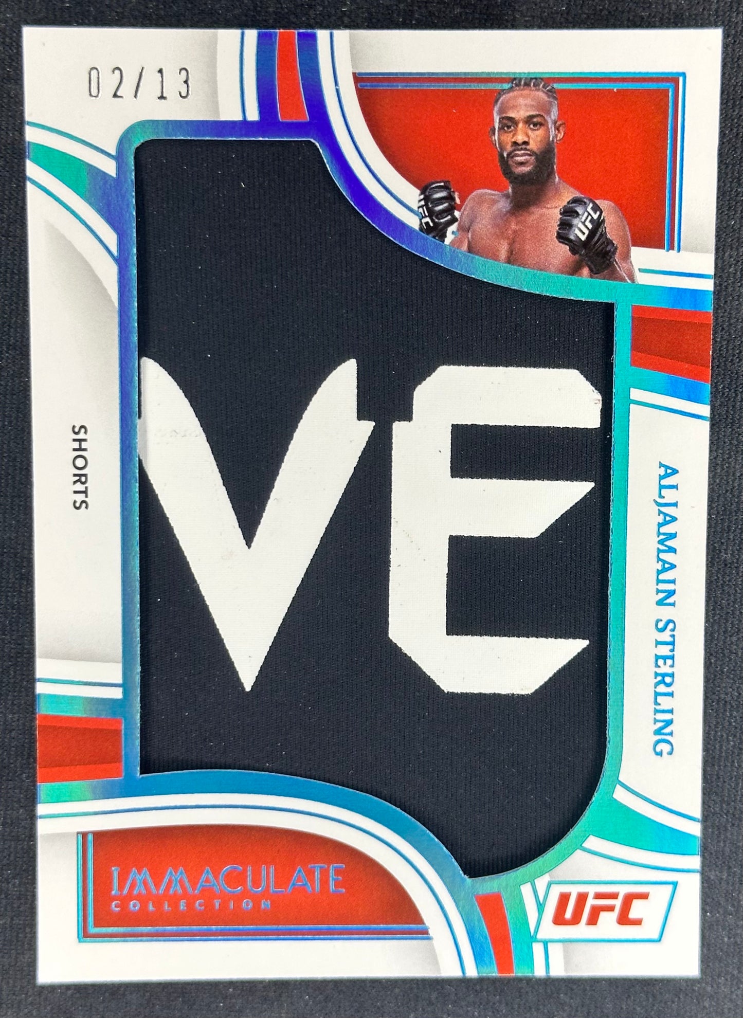 2023 Immaculate UFC Alijamin Sterling Jumbo Logo Patch /13