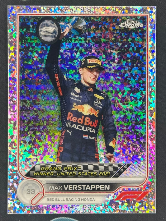 2022 Topps Chrome Formula 1 #167 Max Verstappen Mini Diamond /299